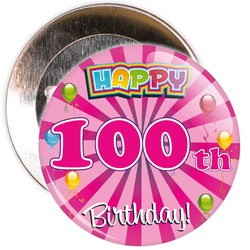 100th Birthday Badge