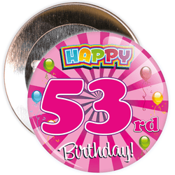 53rd Birthday Badge