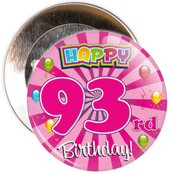 93rd Birthday Badge