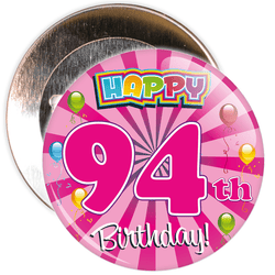 94th Birthday Badge