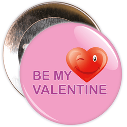 Be My Valentine Badge