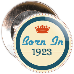 Born in 1923 Birthday Badge