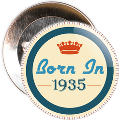 Born in 1935 Birthday Badge