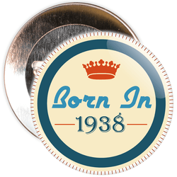 Born in 1938 Birthday Badge