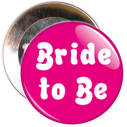 Pink Bride to Be Hen Party Badge