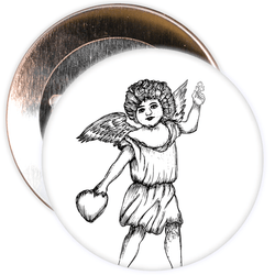 Christmas Angel Badge