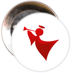 Christmas Angel Badge