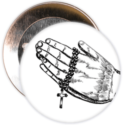Christmas Praying Badge