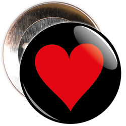 Heart Valentine's Day Badge