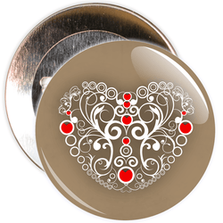 Heart Valentine's Day Badge