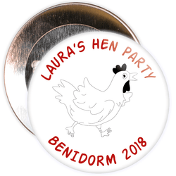 Customisable Hen Party Badge