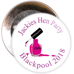 Customisable Hen Party Badge