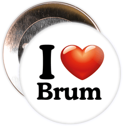 I Love Brum Badge