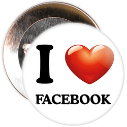 I Love Facebook Badge