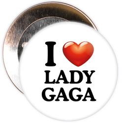I Love Lady Gaga Badge