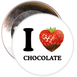 I Love Chocolate Badge