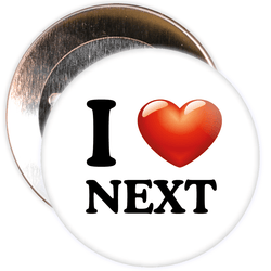I Love Next Badge