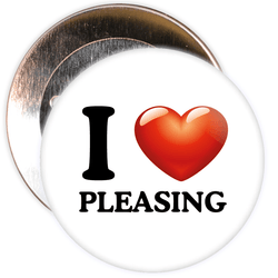 I Love Pleasing Badge