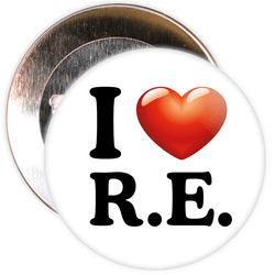 I Love RE Badge