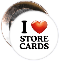I Love Store Cards Badge
