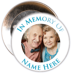 In Memory Of Photo Badge