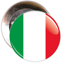 Italy Flag Badge