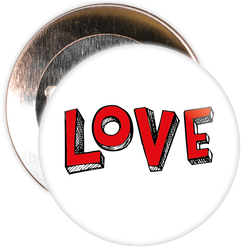 Love Valentine's Day Badge