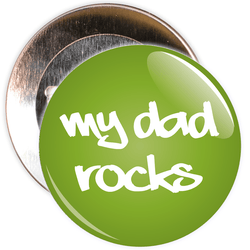 My Dad Rocks Badge
