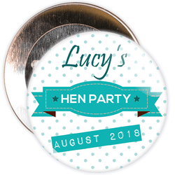 Customisable Classy Hen Party Badge