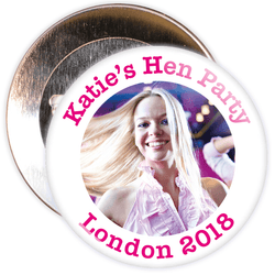 Customisable Hen Night Badge with Photo