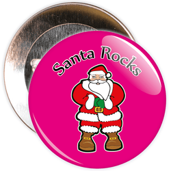 Santa Rocks Badge