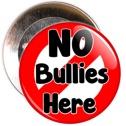 No Bullies Here Anti Bullying Badge