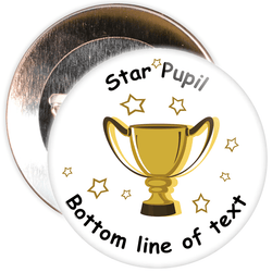 Customisable Star Pupil Badge