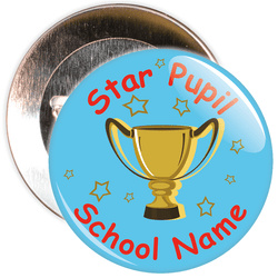 Customisable Star Pupil Badge