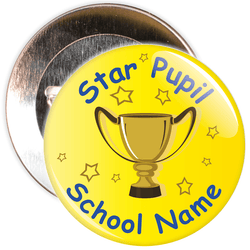 Customisable Star Pupil Badge
