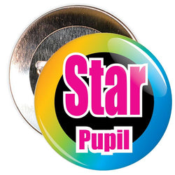 Colourful Star Pupil Badge