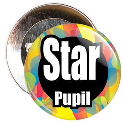 Colourful Star Pupil Badge