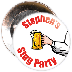 Personalised Stag Party Badge