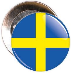 Sweden Flag Badge