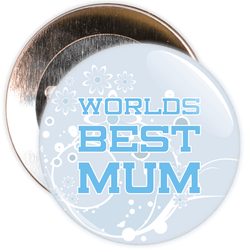 Worlds Best Mum Mother's Day Badge