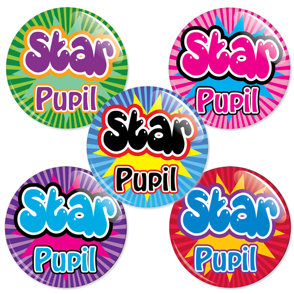 Star Pupil Badge Bucket