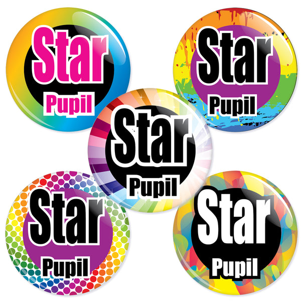 Star Pupil Badge Bucket