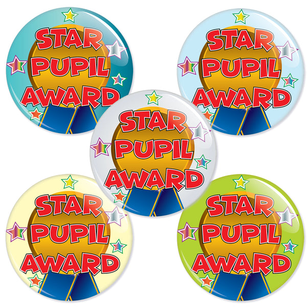 Star Pupil Award Badge Bucket