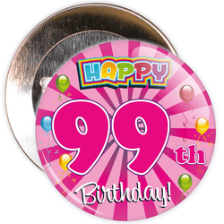 99th Birthday Badge