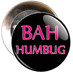 Christmas Bah Humbug Badge