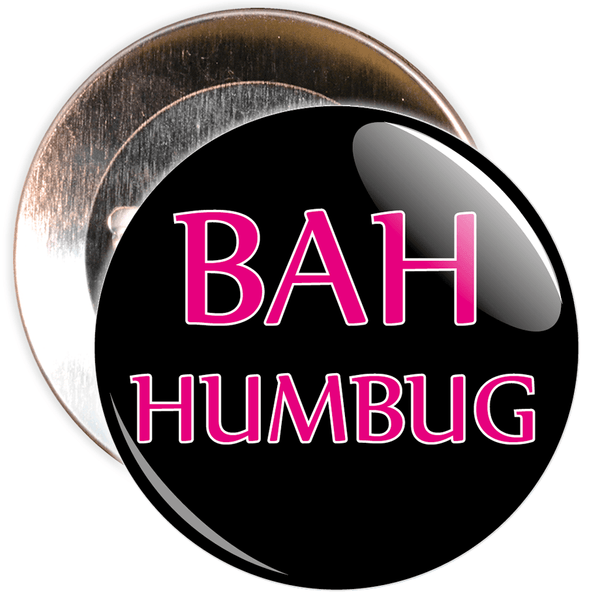 Christmas Bah Humbug Badge