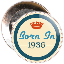 Born in 1936 Birthday Badge