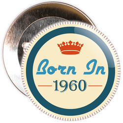 Born in 1960 Birthday Badge