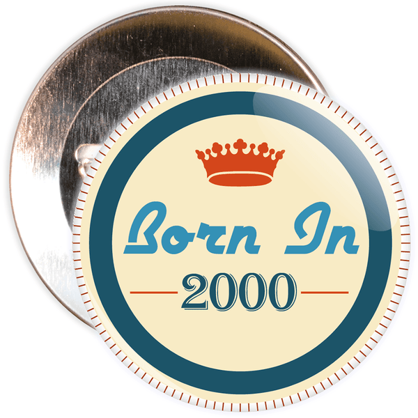 Born in 2000 Birthday Badge