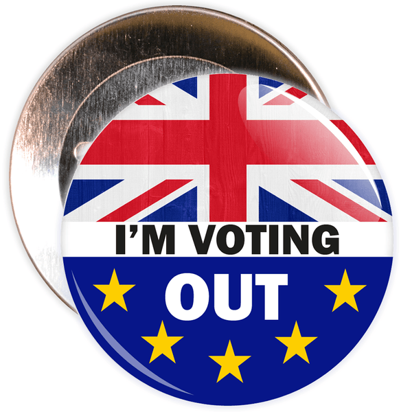I'm Voting Out Brexit European Badge